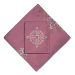 Tapis de prière de voyage pour musulman taille poche et portable Sajada Rose Eslimi