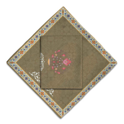 Tapis de prière de voyage pour musulman taille poche et portable Design Sajada Eslimi