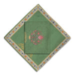Tapis de prière de voyage pour musulman taille poche et portable Sajada Vert Eslimi