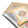 Tapis de prière de voyage pour musulman taille poche et portable Sajada Crème Eslimi