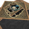 Tapis de Prière Islamique en Velours Léger avec Motif Mihrab