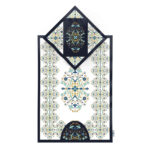 Tapis de Prière Islamique en Velours Léger avec Motif Eslimi