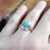 Bague en Argent Persan avec Turquoise de Neyshabur Farima Javid