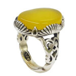 Bague en argent Agate pour homme Élégance Mahtab