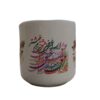Mug en céramique persan avec poignée en forme de cœur