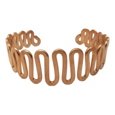 Bracelet en cuivre – Design sinueux Marpich