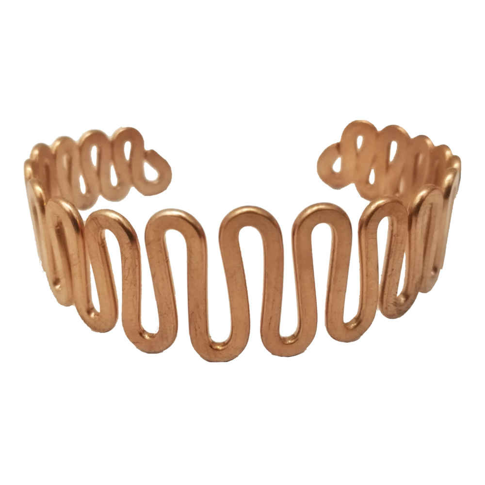 Bracelet en cuivre – Design sinueux Marpich