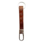 Porte-clé en cuir persan modèle Floral