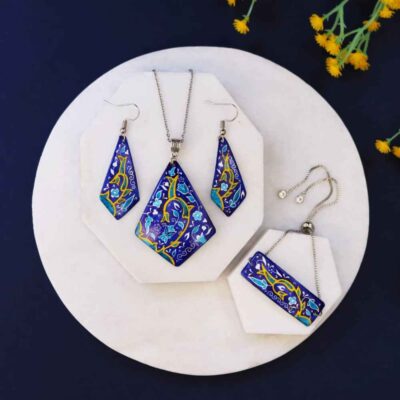 Ensemble de Bijoux Minakari Perse Modèle Arghavan