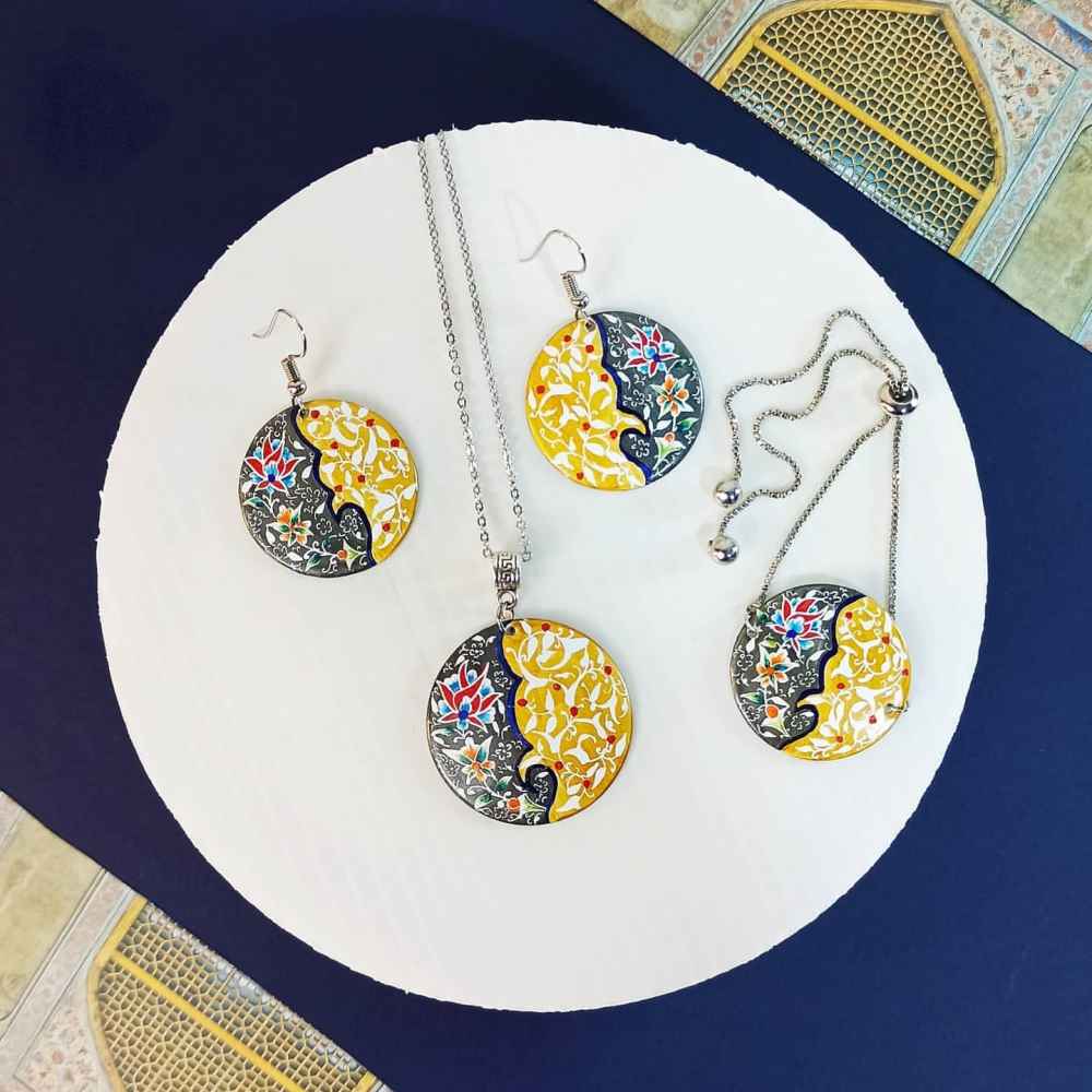 Ensemble de Bijoux Minakari Perse Modèle Hiva