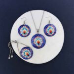 Ensemble de Bijoux Minakari Perse Modèle Lotus