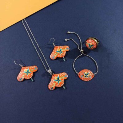 Ensemble de Bijoux Minakari Perse Modèle Paeez
