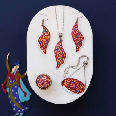 Ensemble de Bijoux Minakari Perse Modèle Toranj