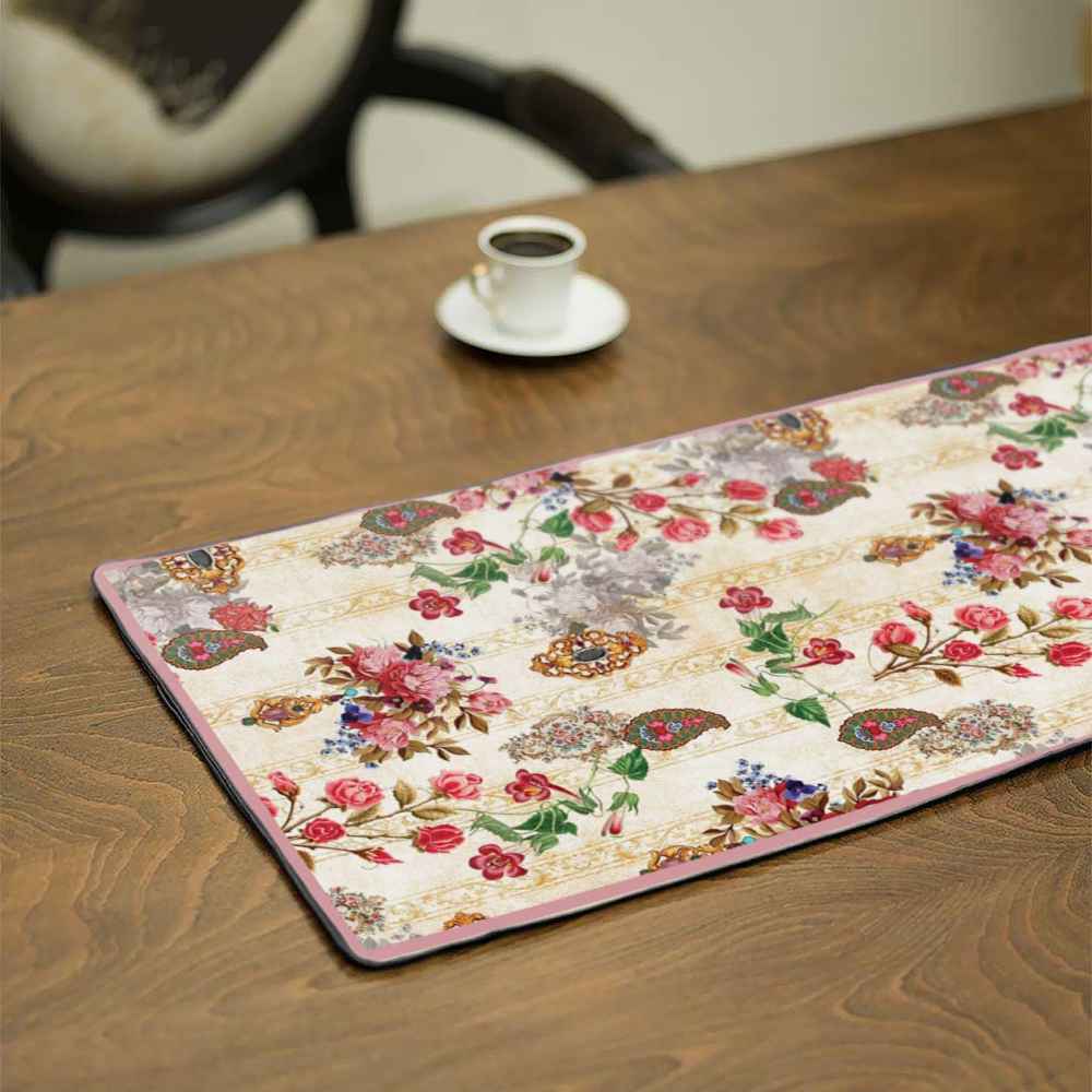 Chemin de table en velours "Persian Elegance" Modèle Golsar