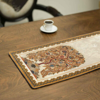 Chemin de table en velours “Persian Elegance” Modèle Shima