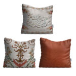 Set de coussins en velours persan – Design Sobh (Set de 3)