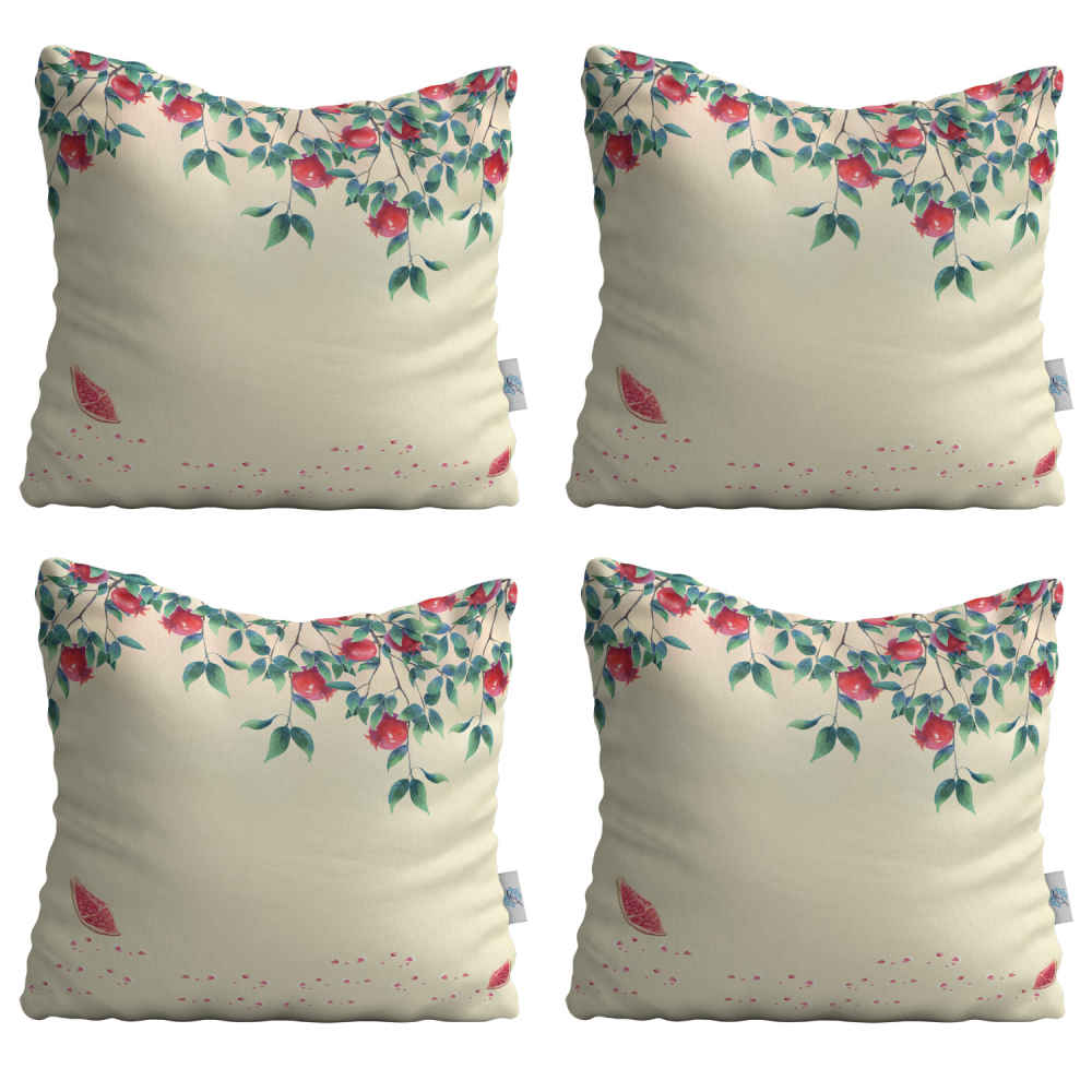 Set de coussins en velours - Design Baharan (Set de 4)