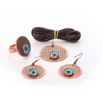 Ensemble de Bijoux en Cuivre Modèle Cheshm Nazar