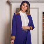 Ensemble Manto Perse & Pantalon Modèle Sonati