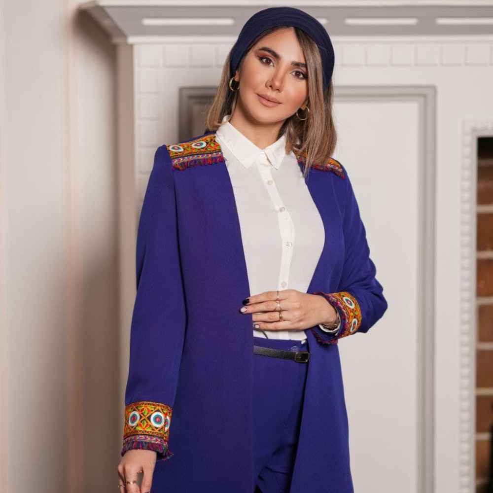 Ensemble Manto Perse & Pantalon Modèle Sonati
