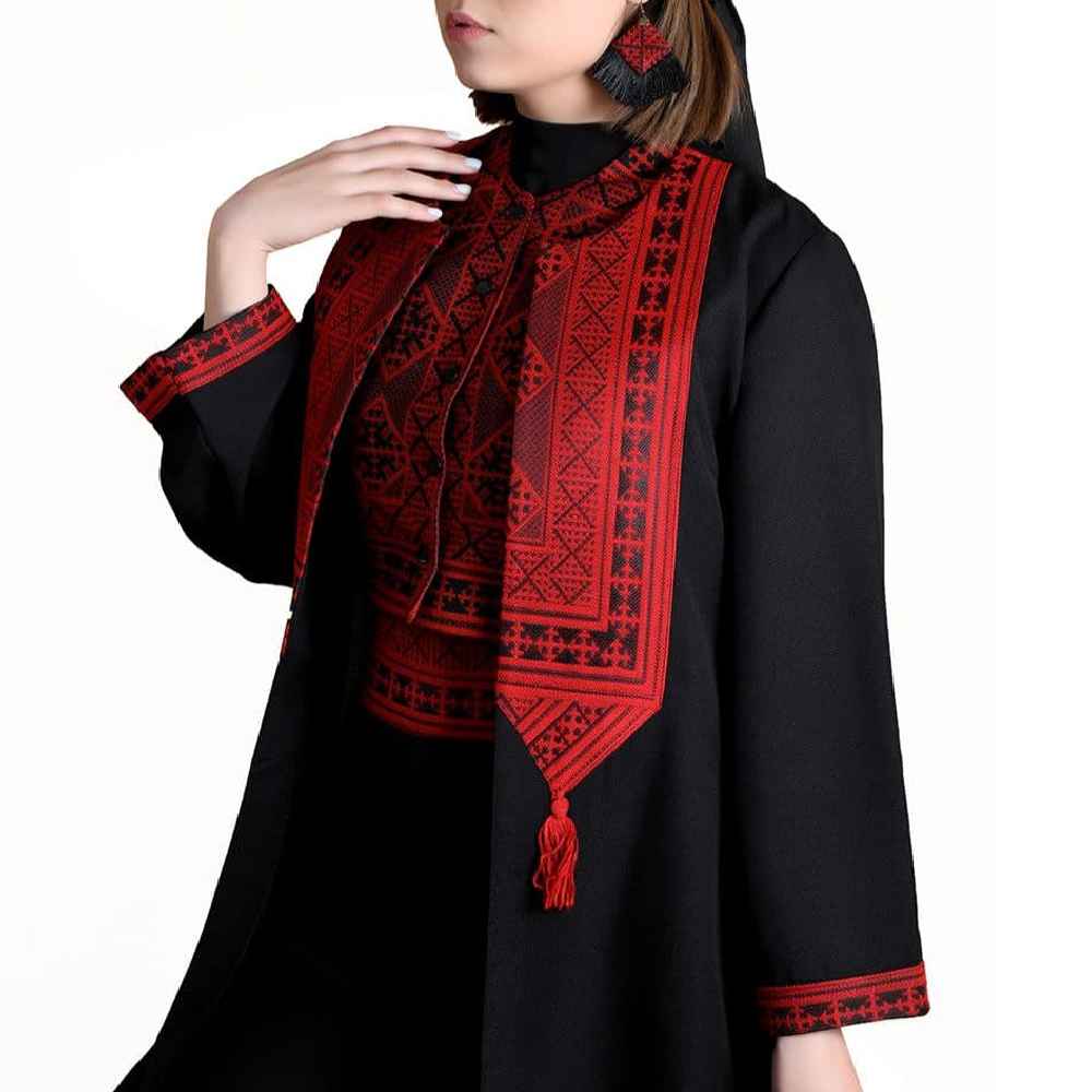 Ensemble Manto Perse, Pantalon & Gilet Modèle Delina