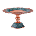 Bonbonnière sur Piédestal Incrustée de Turquoise Modèle Rima