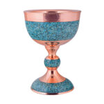 Bol Décoratif Persan Artisanal Incrusté de Turquoise Tara