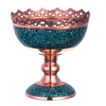 Bol Décoratif Persan ArtisaBol Décoratif Persan Artisanal Incrusté de Turquoise Donyanal Incrusté de Turquoise Dina