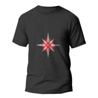 T-shirt Rouge Fer – Modèle Iron Red | T-shirt Graphique Audacieux