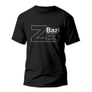 T-shirt noir Modèle Zedbazi 02