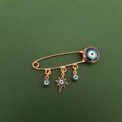 Broche de Sécurité Œil Malin – Accessoire Stylé de Protection