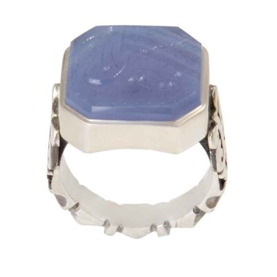 Bague en argent Aqeeq yéménite islamique pour hommes – Hussain