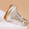 Bague en argent Aqeeq yéménite islamique pour hommes - Mohammad
