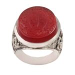Bague en argent Aqeeq yéménite islamique pour hommes – Varesin