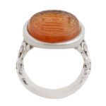 Bague en argent Aqeeq yéménite islamique pour hommes – La Elah Ela Allah