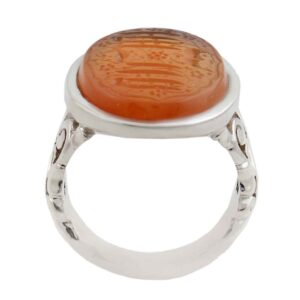 Bague en argent Aqeeq yéménite islamique pour hommes – La Elah Ela Allah