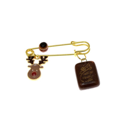 Broche épingle de sûreté islamique pour enfants Cerf
