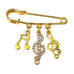 Broche de Sécurité Moderne Design Symphonie – Artistique et Tendance