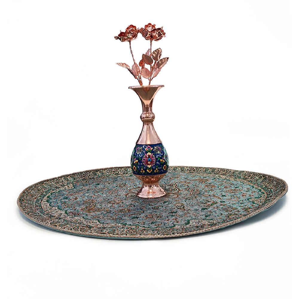 Coffret Cadeau Vases en Cuivre Émaillé Persans