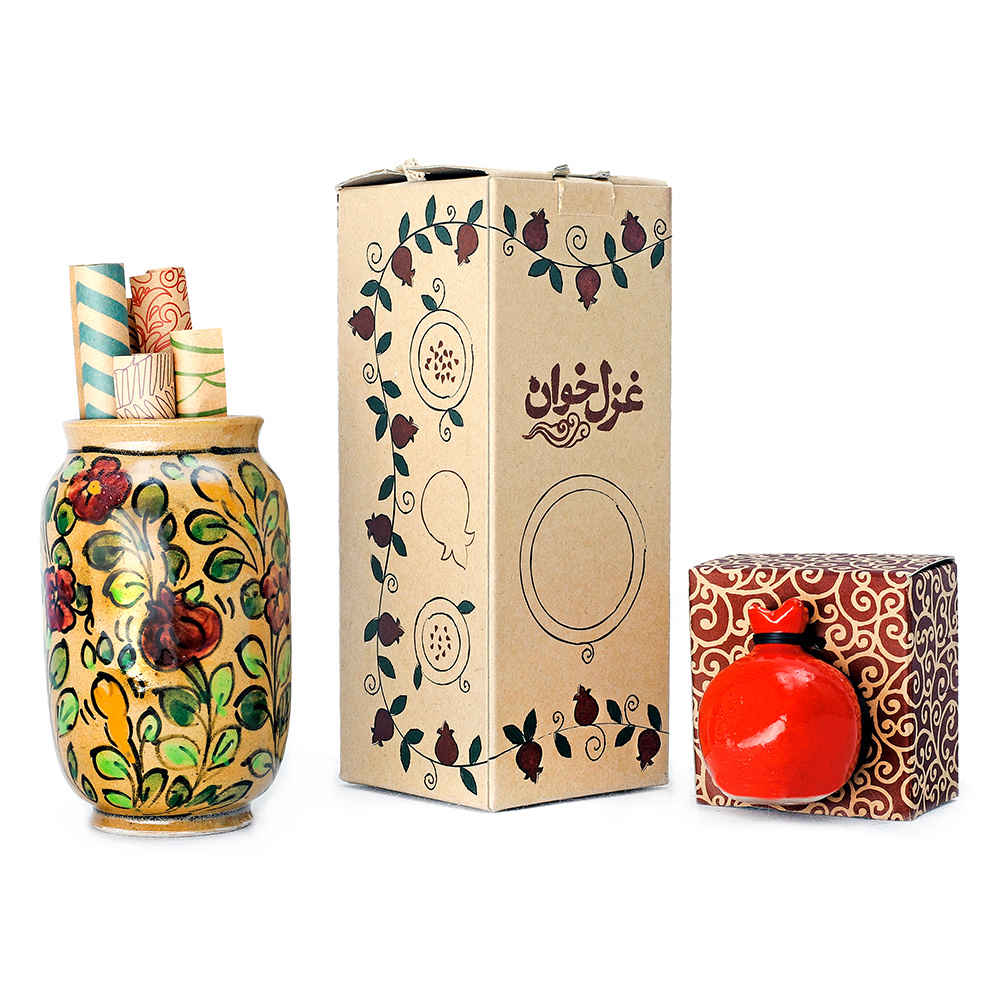 Coffret Cadeau Artisanal Persan Précieux – Modèle Grenade