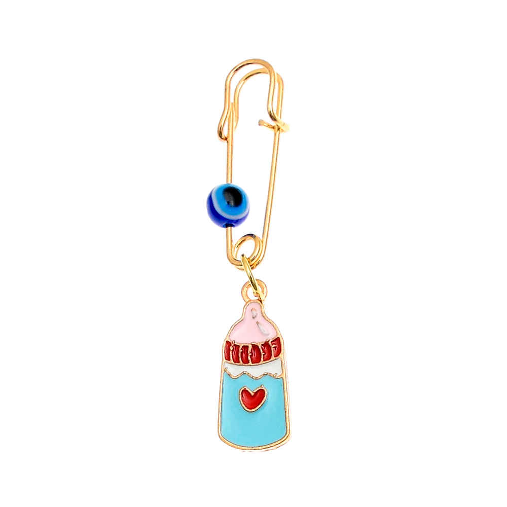 Broche de Sécurité pour Enfants – Modèle Biberon pour Protection Mignonne
