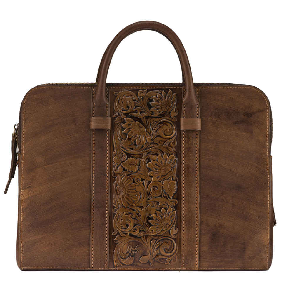 Porte-documents en cuir persan - Modèle Khorshid