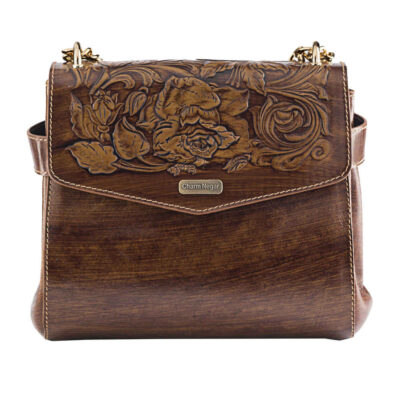 Sac bandoulière en cuir véritable fait main – Design Dorrin