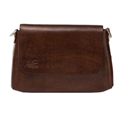 Sac bandoulière en cuir véritable fait main – Édition Popak