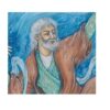Peinture d'art miniature persan originale : Aquarelle – Khayam par Rasoul Motamedi