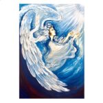 Peinture d’art miniature persan originale : Aquarelle sur carton – Niayesh par Rasoul Motamedi