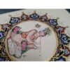 Peinture d'art miniature persan originale : Gouache sur carton – Banoo par Mohadeseh Asari