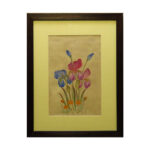 Peinture florale originale : Aquarelle sur carton par Samira Kazemzadeh