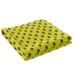 Drap plat double en coton – Doux et résistant, Floral