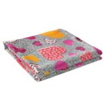 Drap plat double en coton – Doux et résistant, Cœur